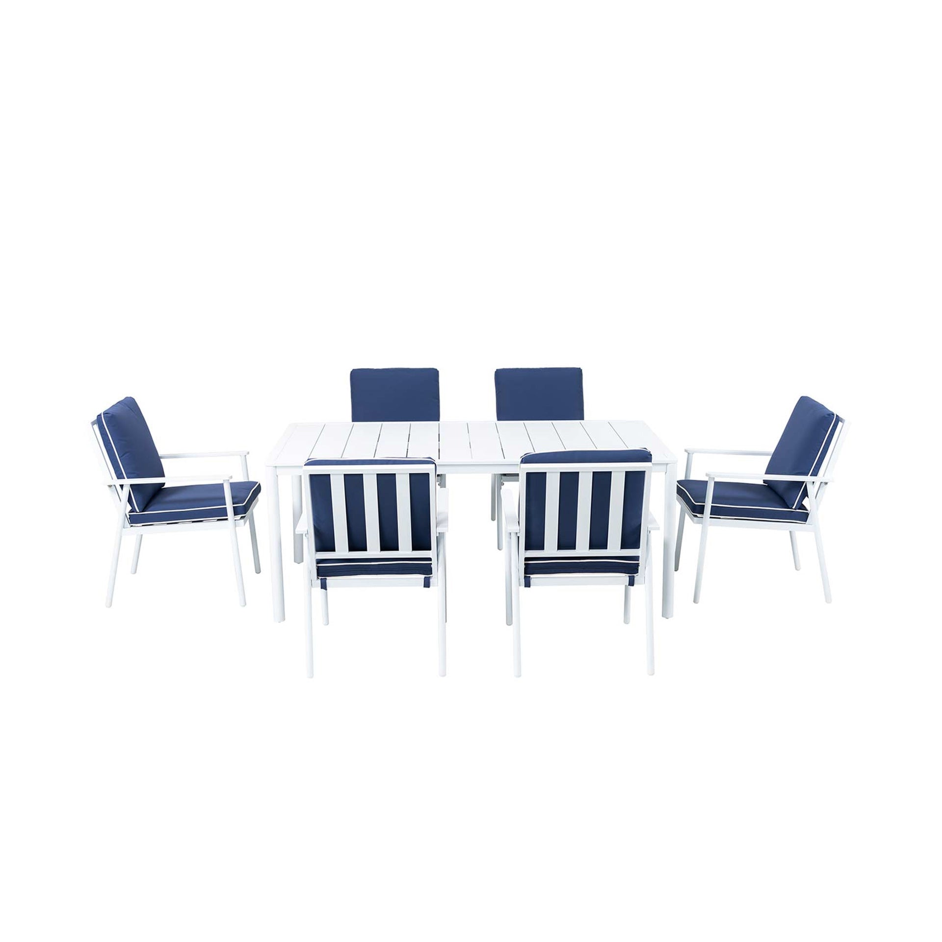 Patio Time Bluebell 7 Piece Aluminum Dining Set