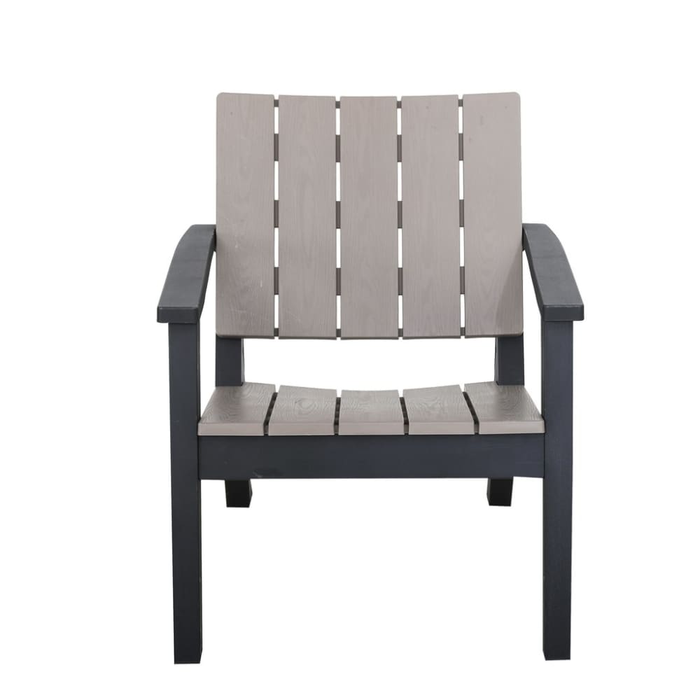 ELIAS 4 Piece Patio Sofa Seating Set #color_black and grey